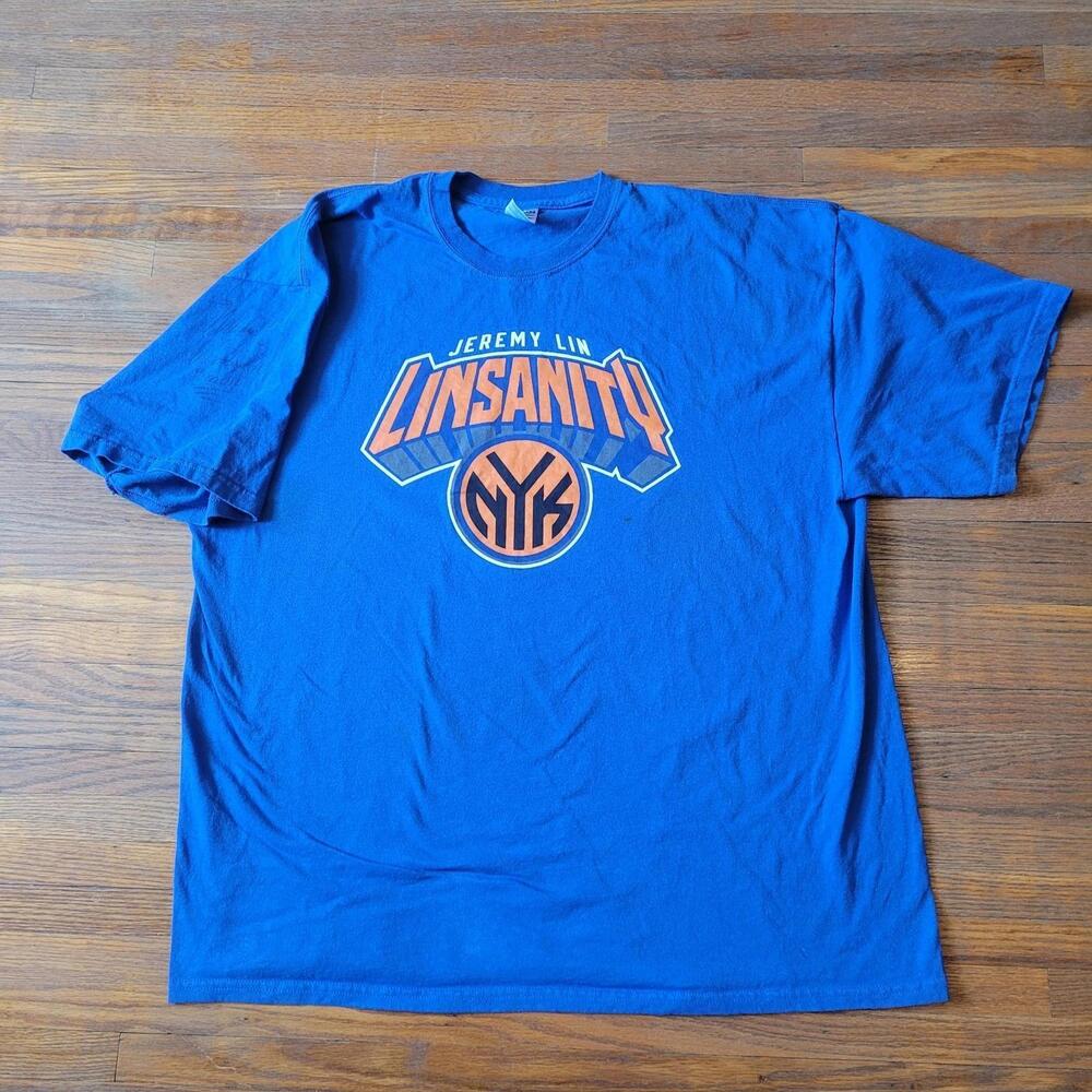 Linsanity T Shirt Jeremy Lin 2Xl Basketball Tee Signed Michael Woodson Coach